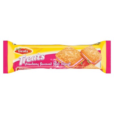 Tasty Treats Cream Strawberry Bisc 80g