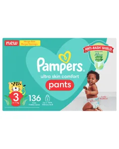 Pampers Active Pants Mega Box Size 3 -136
