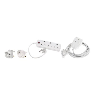 PnP Multiplug 3m Cord 16ax3 Multi Pack
