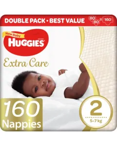 Huggies Bale Extra Care Sz2 160
