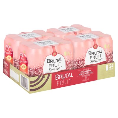Brutal Fruit Strawberry Rouge Can 24 x 500ml
