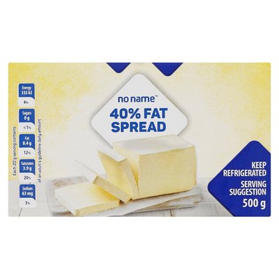 No Name 40% Fat Spread 500g