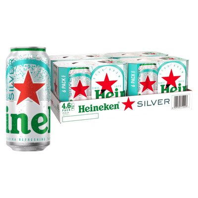 Heineken Silver Beer 24 x 440ml