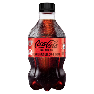 Coca-Cola Zero Plastic Bottle 300ml