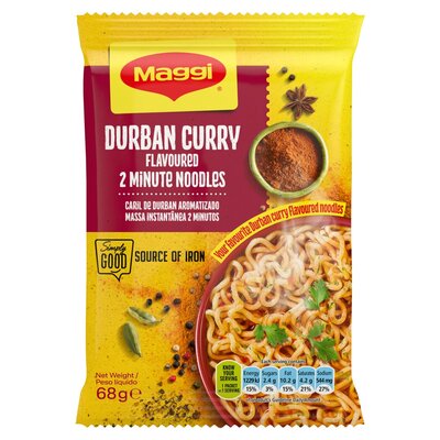 Maggi Durban Curry 2 Minute Noodles 68g