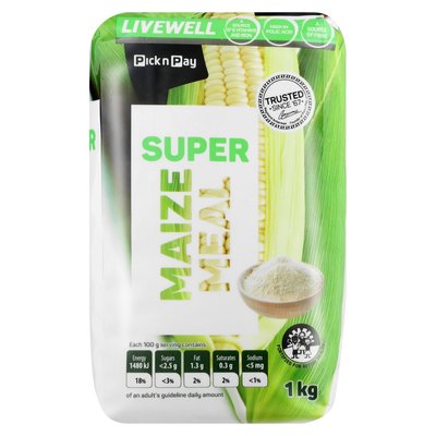 PnP Live Well Super Maize Meal 1kg