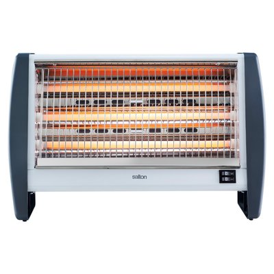 Salton 3 Bar Heater With Stainless Steel Reflective Technology