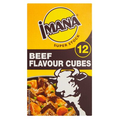 Imana Beef Stock Cubes 12ea